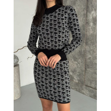 Костюм жіночий теплий: кофта та спідниця Модель: 1550-5341 Колір: асортимент