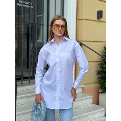 Лляна жіноча сорочка UrbanLinen Duo біла/чорна — модель 1550-2475, стильна та комфортна