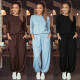 Жіночий костюм Minimal CityLounge 1550-2499 з турецької двонитки (люкс якість) — коричневий/графіт/сірий/чорний/блакитний/світло-сірий/шоколад