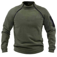 Фліска чоловіча ThermoFleece DuoWarm 1434-0568 — двосторонній щільний фліс-термо, кольори: чорний/хакі/графіт