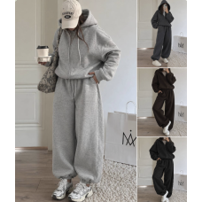Костюм жіночий трикотажний флісовий 2-ка Модель: 817-154 Колір: Чорний, графіт, меланж, шоколад