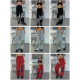 JOURNEY UrbanFit 6220-721 спортивні штани з накаткою, двохнитка, низ на затяжках (сірий/чорний/червоний)