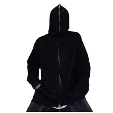 Худі-зіпка двохнитка люкс Grafit&Onyx (сірий/чорний), модель 6220-1482