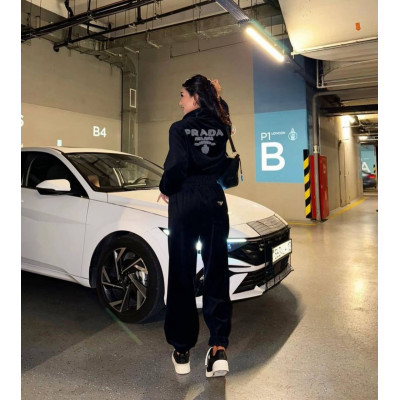VelourSport Luxe Premium 6220-1919 — щільний жіночий велюровий костюм (меланж/чорний/барбі/шоколад/молочний/беж)