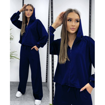 Велюровий спортивний костюм Sport Premium «VelvetSpectrum» 1117-6220 — жіночий комплект у 9 кольорах (малина, чорний, сірий, хакі, беж, фісташка, мокко, темно-синій, електрик)