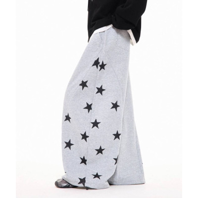 Штани Oversize Jogger на затяжках «Urban Cocoa» (двохнитка) — чорний/сірий/жовтий/шоколад, модель 6220-1880