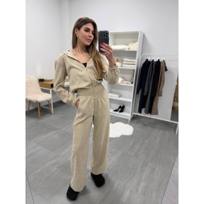 VelvetLine «Шість відтінків» — преміум вельветовий базовий костюм (капучино/чорний/барбі/графіт/темно-синій/беж), модель 6220-1893