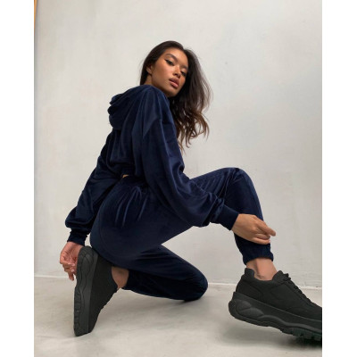 VelourSport SpringMood 6260-835 — преміум велюровий весняний костюм (чорний, капучино, бордо, сірий, темно-синій, фісташка, фрез)