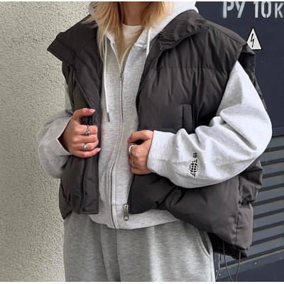Жилетка-асиметрія Oversize — стильна жіноча жилетка вільного крою для сучасних образів