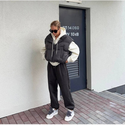 Жилетка-асиметрія Oversize — стильна жіноча жилетка вільного крою для сучасних образів