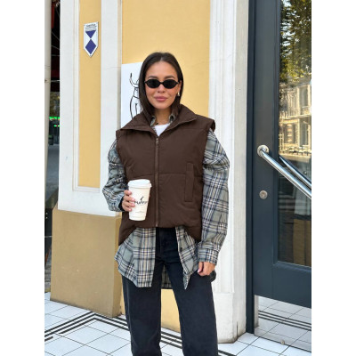 Жилетка-асиметрія Oversize — стильна жіноча жилетка вільного крою для сучасних образів