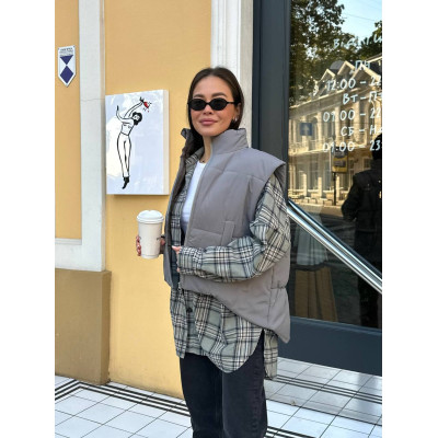 Жилетка-асиметрія Oversize — стильна жіноча жилетка вільного крою для сучасних образів