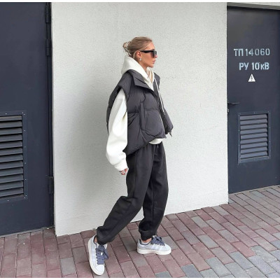 Жилетка-асиметрія Oversize — стильна жіноча жилетка вільного крою для сучасних образів