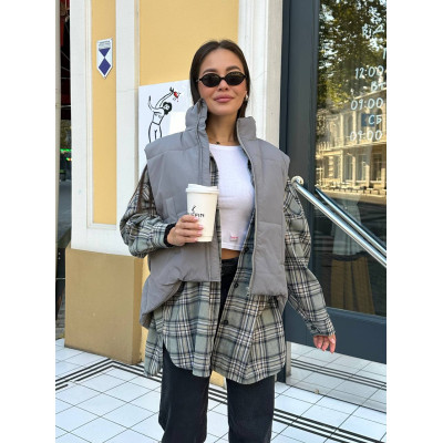 Жилетка-асиметрія Oversize — стильна жіноча жилетка вільного крою для сучасних образів