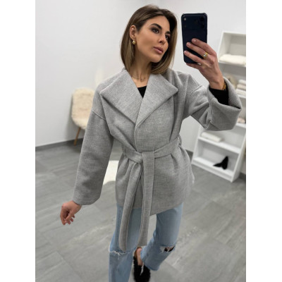 Жіночий тренч TrenchCashmere Terra&Gray 4287-6260 — кашеміровий плащ преміум класу у відтінках Terra & Gray
