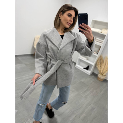 Жіночий тренч TrenchCashmere Terra&Gray 4287-6260 — кашеміровий плащ преміум класу у відтінках Terra & Gray