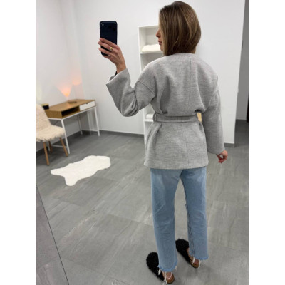 Жіночий тренч TrenchCashmere Terra&Gray 4287-6260 — кашеміровий плащ преміум класу у відтінках Terra & Gray