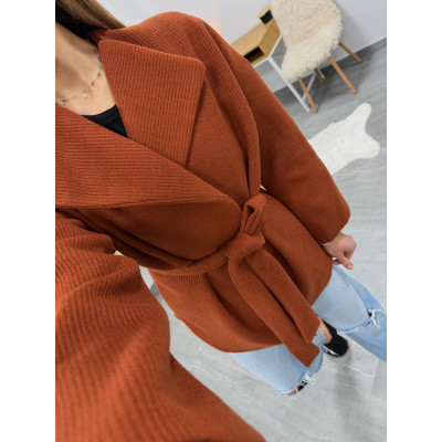 Жіночий тренч TrenchCashmere Terra&Gray 4287-6260 — кашеміровий плащ преміум класу у відтінках Terra & Gray