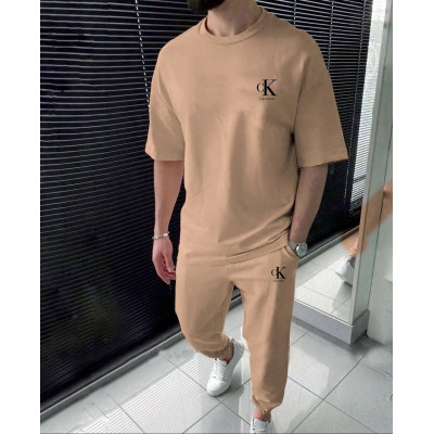 Чоловічий костюм із двонитки UrbanFlex 1364-1730 чорний графіт — стильний спортивний комплект для міста та тренувань