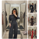 М’який віскозний костюм-двійка Turkish Viscose 817-327 у кольорах чорний, шоколад і червоний, комфортний оверсайз на щодень