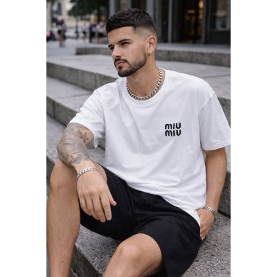 Футболка UNISEX StreetPrint 1550-4216 з турецького куліру — чорно-біла стильна базова модель для чоловіків і жінок