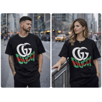 Футболка UNISEX Kулір TurkishSoft 1550-4218 з накатом, чорна або біла, стильний базовий комфорт