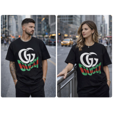 Футболка UNISEX Kулір TurkishSoft 1550-4218 з накатом, чорна або біла, стильний базовий комфорт