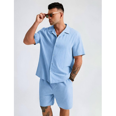 Чоловічий лляний костюм Turkish Linen — легкий літній комплект із натурального льону для стильного комфорту
