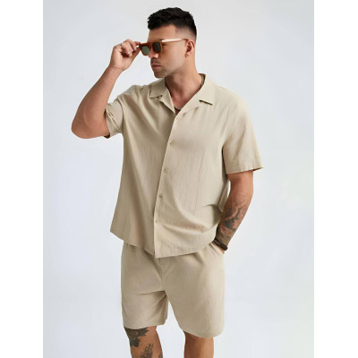 Чоловічий лляний костюм Turkish Linen — легкий літній комплект із натурального льону для стильного комфорту