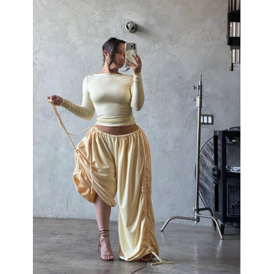 Штани Megaoversize 6220-1844 — двонитка, вільний oversize крій для комфорту щодня