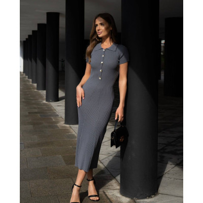 Сукня з турецького мустангу 6220 — стильна жіноча сукня з якісної тканини на щодень і для подій