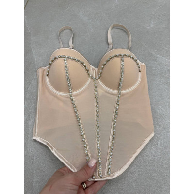Корсет Silhouette Hourglass 1545-006 з легкої сітки — моделює талію та підкреслює фігуру
