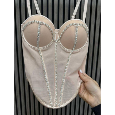 Корсет Silhouette Hourglass 1545-006 з легкої сітки — моделює талію та підкреслює фігуру