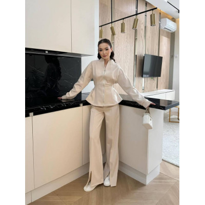 Костюм петля Туреччина 1511-1608 Black Milk Choco Melange — стильний трикотажний комплект преміум якості