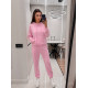 Велюр-плюш Туреччина костюм 5-10365 CozyHood: худі з капюшоном і кишенею кенгуру та штани з манжетами, палітра рожевий-блакитний-малина-беж-моко-шоколад-марсала-смарагд-графіт-чорний