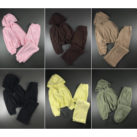 Теплий oversize комплект Polar-фліс 6220-2027 NoirChoco Barbie Beige Lemon Olive Navy мультиколірний на щодень