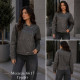 Куртка-бомбер з екошкіри Чорна Графіт Молочна 1550-6617 UrbanGleam Oversize із бездоганною посадкою
