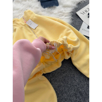 Флісовий худі PolarFleece 1493-0814 коричневий граф — теплий чоловічий худі з м’якого флісу