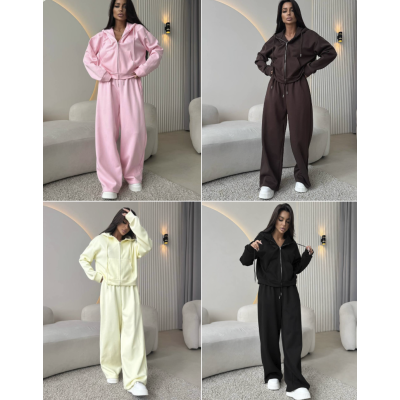 Костюм Oversize Premium з двохнитки 6220-201 — стильний та комфортний комплект на щодень