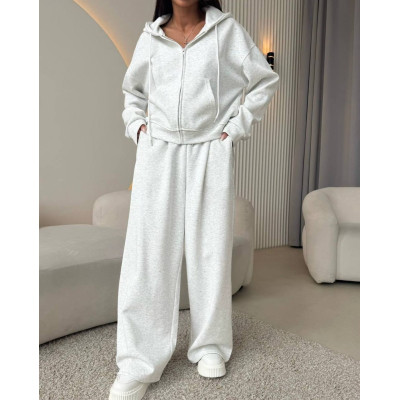 Костюм Oversize Premium з двохнитки 6220-201 — стильний та комфортний комплект на щодень
