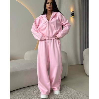 Костюм Oversize Premium з двохнитки 6220-201 — стильний та комфортний комплект на щодень