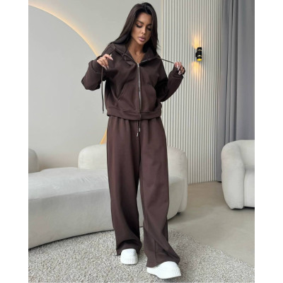 Костюм Oversize Premium з двохнитки 6220-201 — стильний та комфортний комплект на щодень