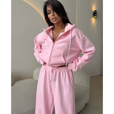 Костюм Oversize Premium з двохнитки 6220-201 — стильний та комфортний комплект на щодень