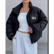 Дутий пуховик Street Style Модель: 1456-188 Колір: чорний