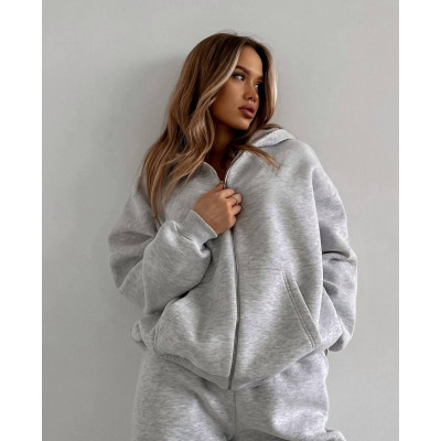 Костюм oversize з трьохнитки на флісі: стильний та зручний вибір з колекції 6220-1551!