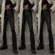 Штани-клеш з еко-шкіри у стилі Zara Модель: 1545-444 Колір: чорний