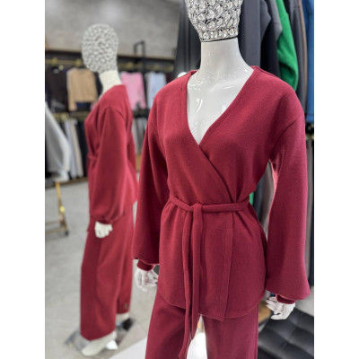 Ексклюзивний Костюм з турецької ангори Модель 1550-5167 у 6 кольорах: чорний, шоколад, білий, бордо, меланж - затишний стиль для Вас!