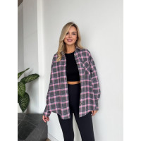 Сорочка в клітинку oversize Модель: 1550-1662 Колір: в асортименті