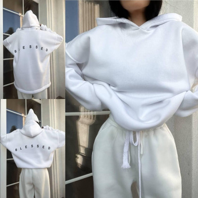Стильне худі BLESSED Oversize на флісі: зручність та мода в одному образі!