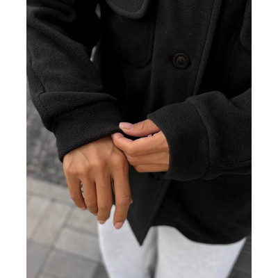 Сорочка жіноча тепла oversize 6260-4252: білий, сірий, чорний - модний вибір з комфортом!